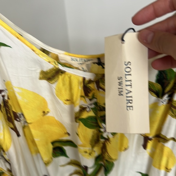 Solitaire Swim Lemon Coverup size small - Picture 3 of 4